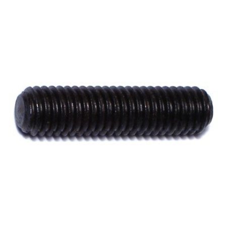 MIDWEST FASTENER Double-End Threaded Stud, 8mm Thread to 31mm Thread, 31 mm, Steel, Plain, 5 PK 66445